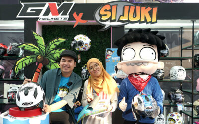 MEET & GREET KOLABORASI GM HELMETS X SI JUKI DI JAKARTA FAIR 2025.